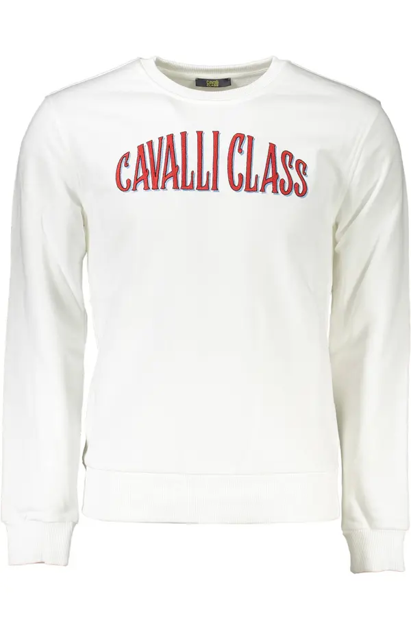 Cavalli Class Cavalli Class muška majica s kapuljačom, bijela