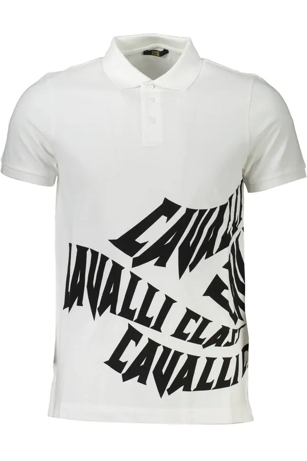 Cavalli Class CAVALLI CLASS muška polo majica bijele boje