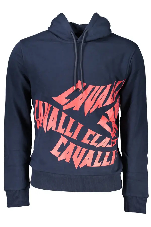Cavalli Class CAVALLI CLASS plava majica s kapuljačom