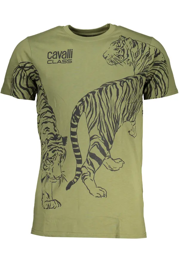 Cavalli Class CAVALLI CLASS zelena muška majica kratkih rukava