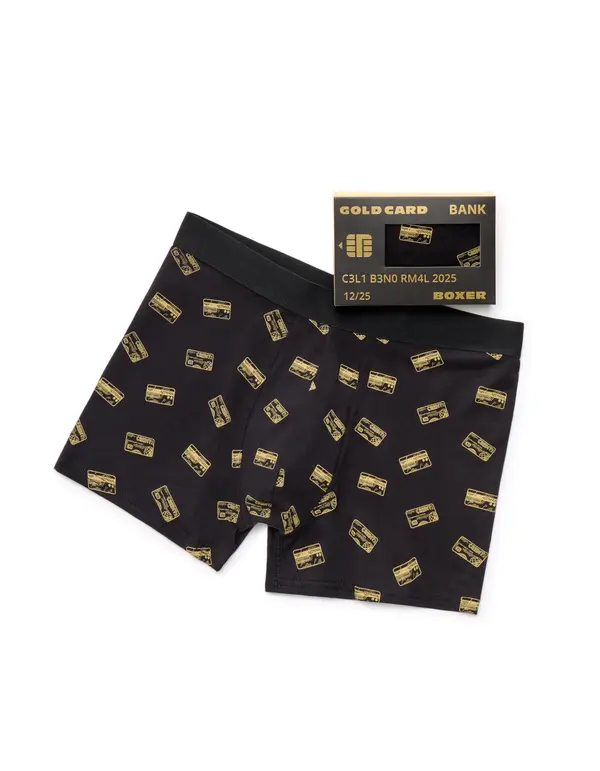 Celio Celio Boxer poklon paket zlatne kreditne kartice