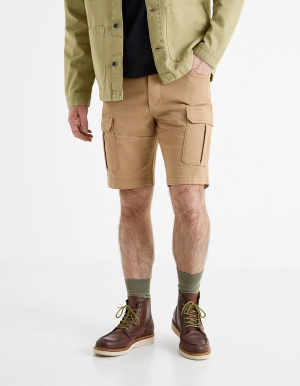 Celio Celio Cotton Cargo Shorts Bolookbm - Men