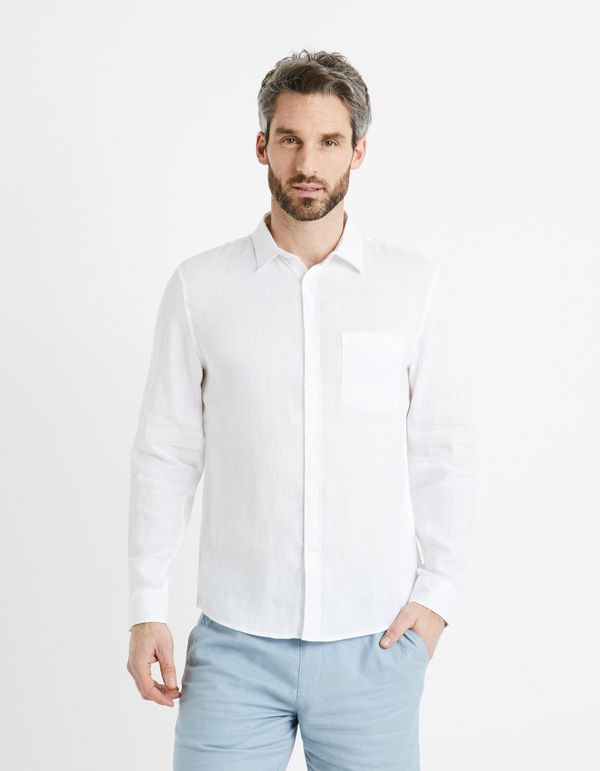 Celio Celio Daflix Linen Shirt - Men