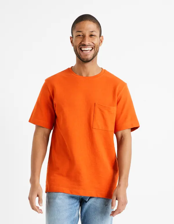 Celio Celio Degauffre T-shirt with pocket - Mens