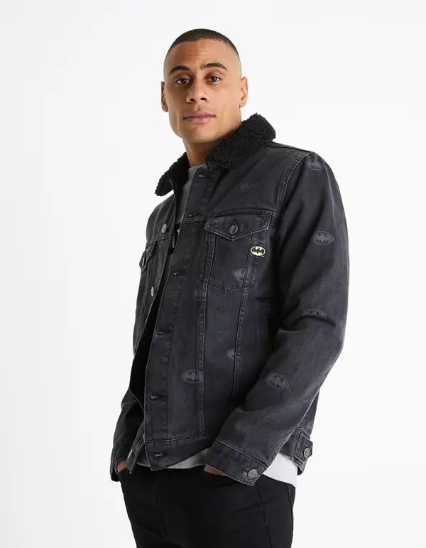 Celio Celio Denim Jacket Batman - Mens