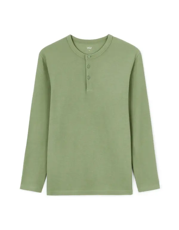 Celio Celio Feplay Long Sleeve T-Shirt - Mens