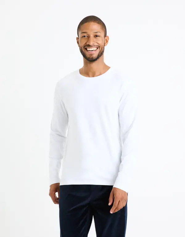 Celio Celio Geuniml Long Sleeve T-Shirt - Mens