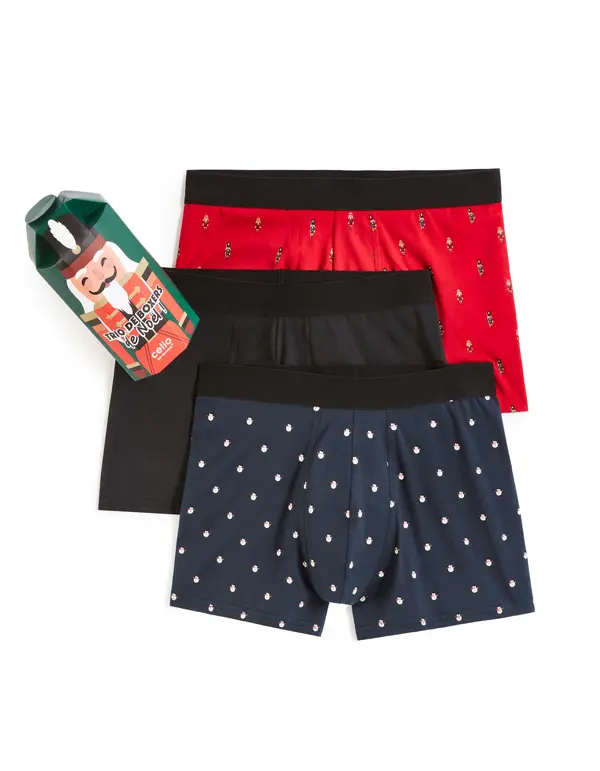 Celio Celio Gift set of boxers Nutcracker, 3pcs - Men's