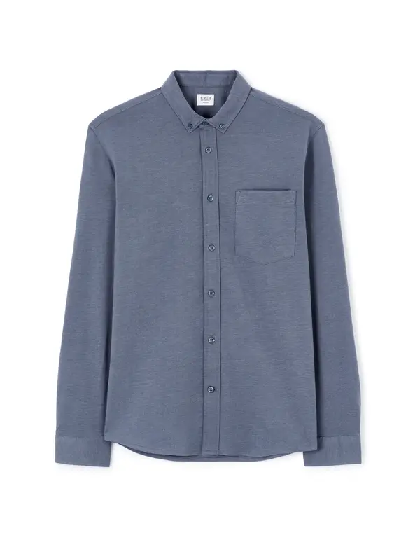 Celio Celio Long Sleeve Shirt Bapik - Mens