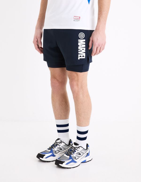 Celio Celio Marvel Sports Shorts - Captain America - Mens