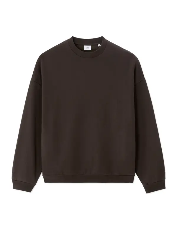 Celio Celio Oversize crna majica s kapuljačom
