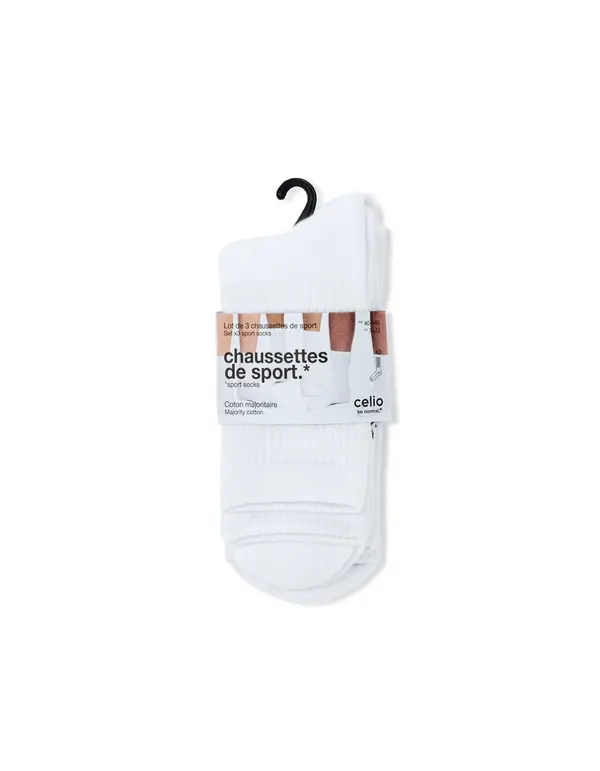 Celio Celio set od 3 para visokih čarapa