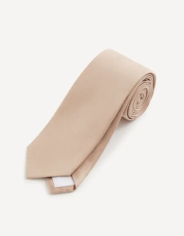 Celio Celio Silk Tie Gitiesatin - Men's