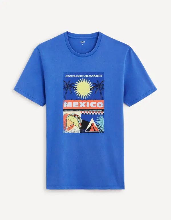 Celio Celio T-shirt with Dexico print - Men's