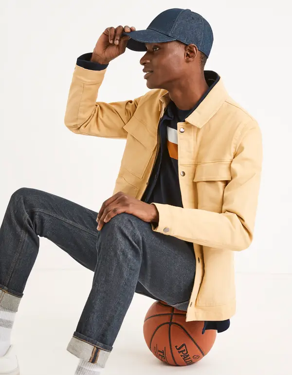 Celio Celio Tumultcot Jacket with Pockets - Mens