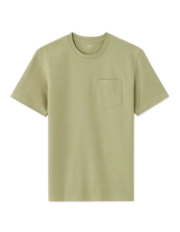 Celio Celio zelena majica kratkih rukava Nerelief3