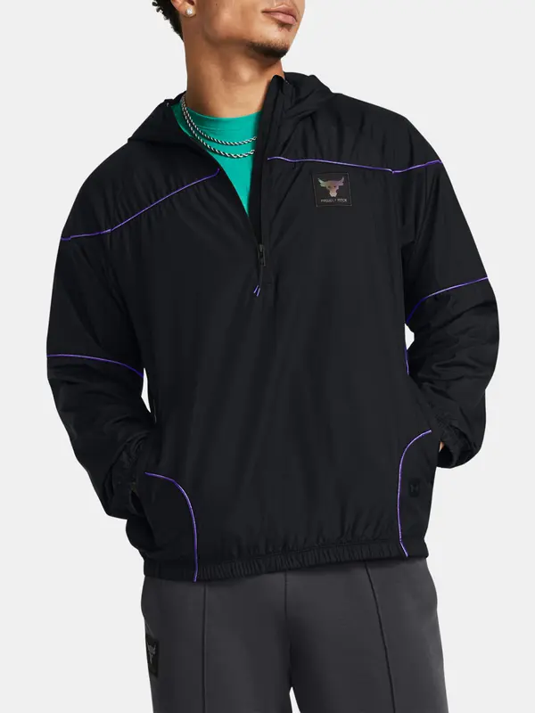 Under Armour Černá sportovní bunda Under Armour Pjt Rock Anorak Jacket