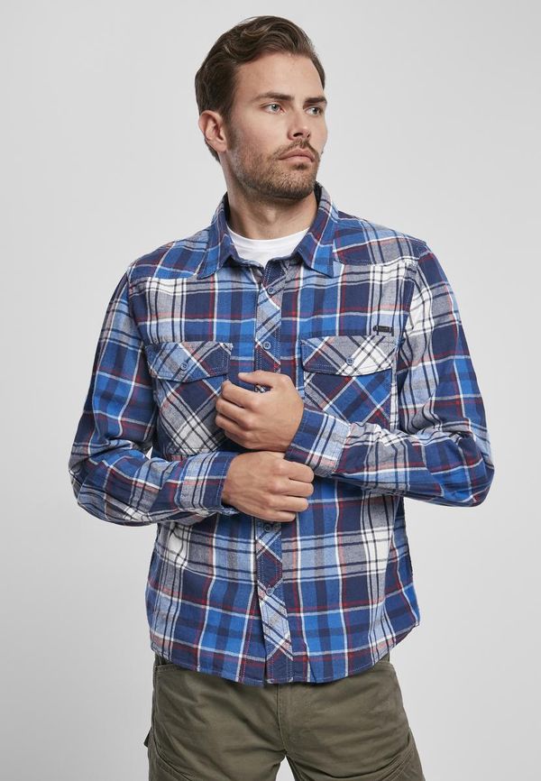 Urban Classics Checked Shirt Navy