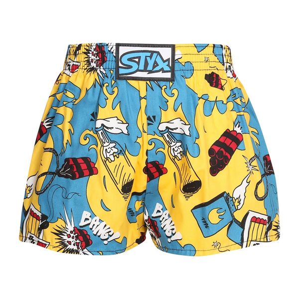 STYX Children's boxer shorts Styx art classic rubber explosion