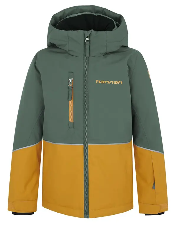 HANNAH Children's ski winter jacket Hannah ANAKIN JR dark forest/golden yellow