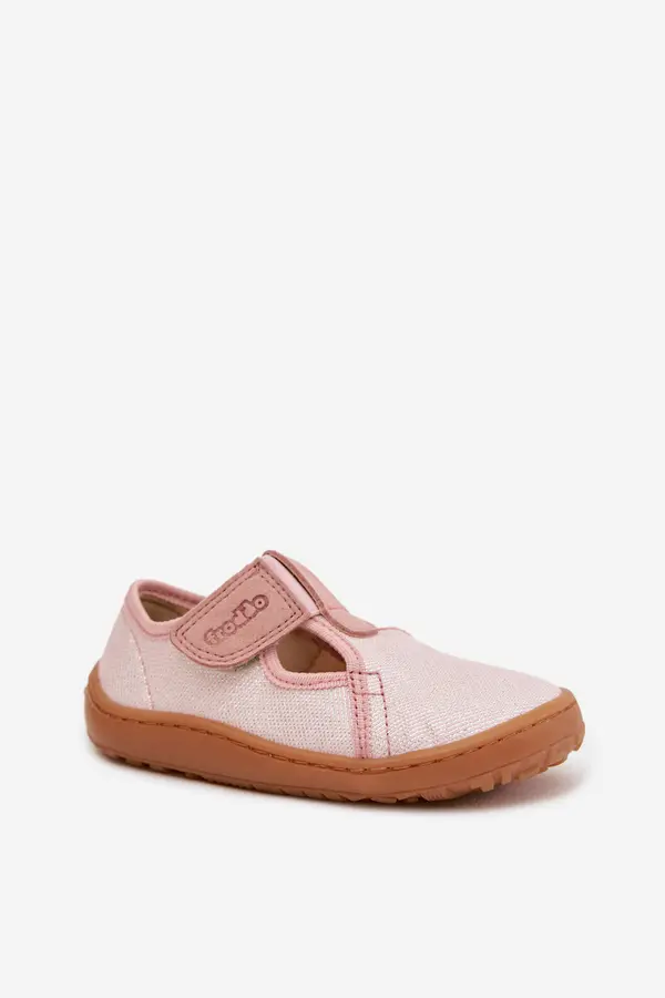 Froddo Children's Slip-On Shoes Shiny Barefoot Froddo Cannvas