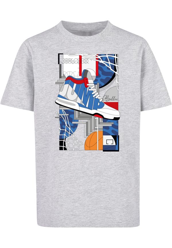 Mister Tee Children's T-shirt Sneaker Collage heather gray