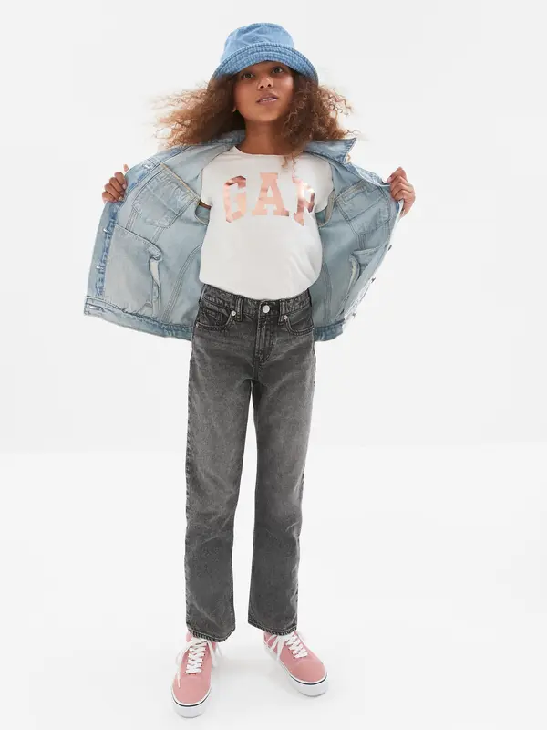 GAP Children's T-shirt with GAP logo - Girls