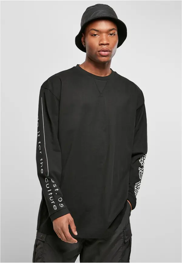Urban Classics Chinese Oversized LS Symbol Black