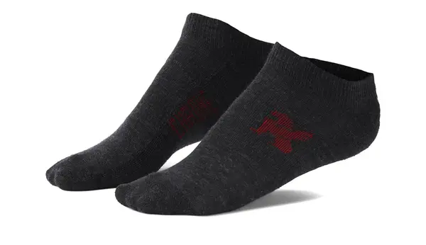 Chrome Chrome Industries No Show merino čarape sive boje