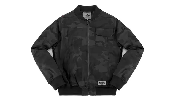 Chrome Chrome Industries Utility Camo bomber jakna crna