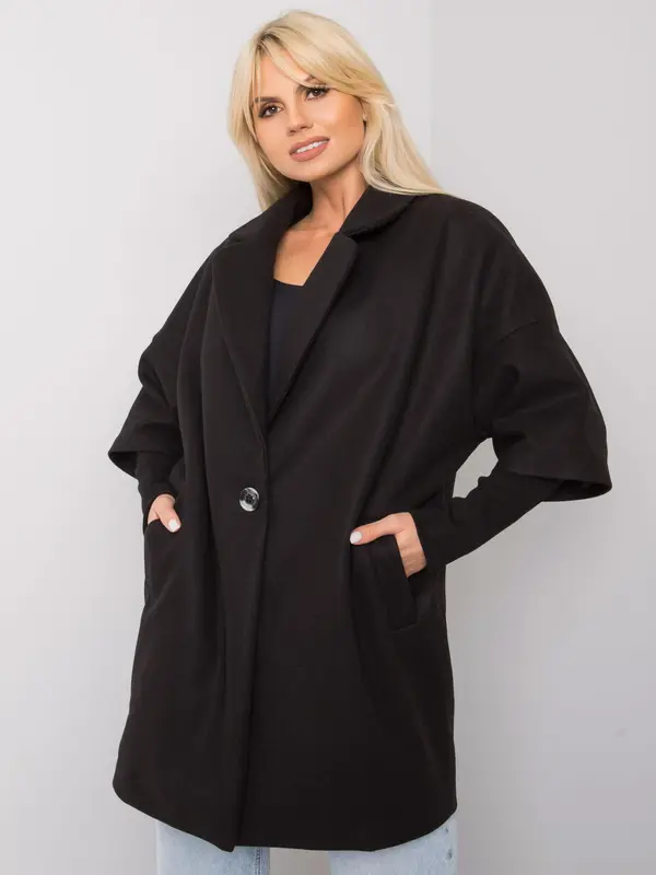 RUE PARIS Coat-CHA-PL-0409.30X-black
