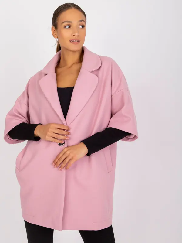 RUE PARIS Coat CHA-PL-0409.30X-light pink