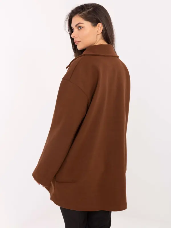 RUE PARIS Coat-IT-EN-A9582.86-brown