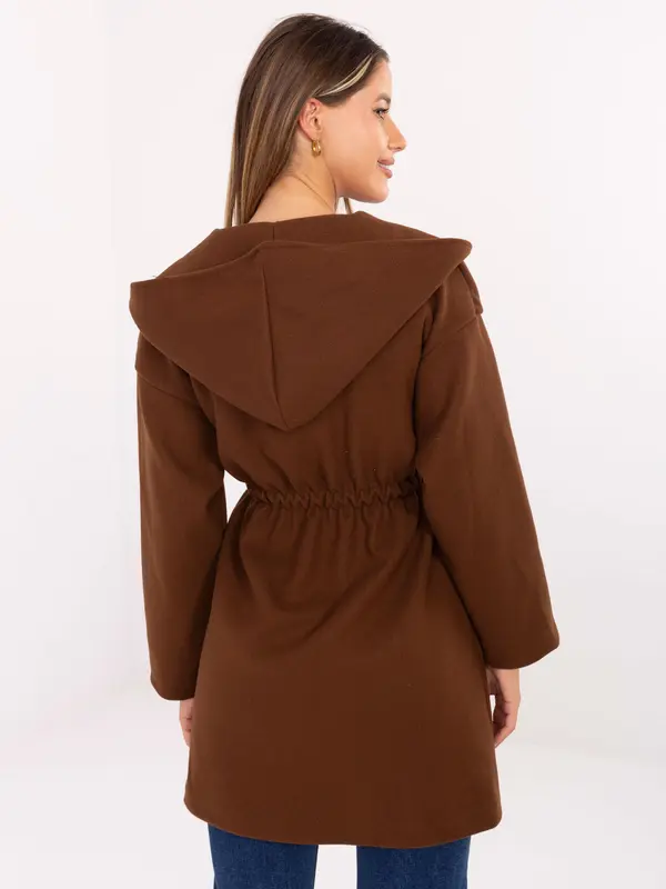 RUE PARIS Coat-IT-EN-A9587.00-brown