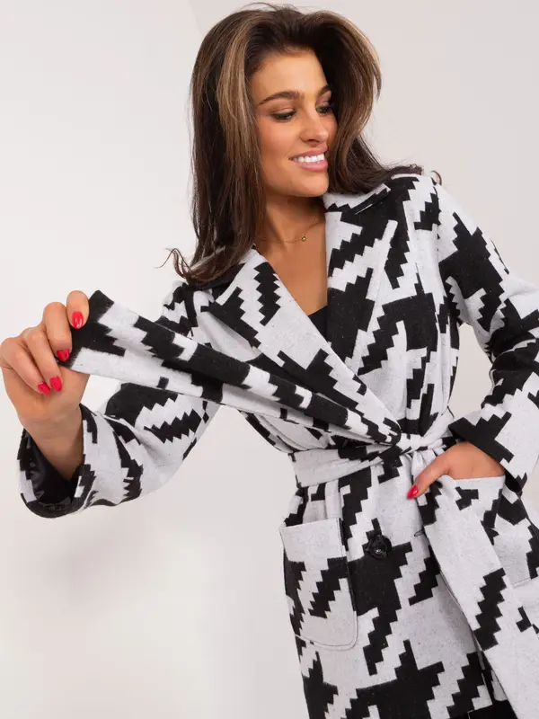 LAKERTA Coat-LK-PL-509550.19X-grey-black
