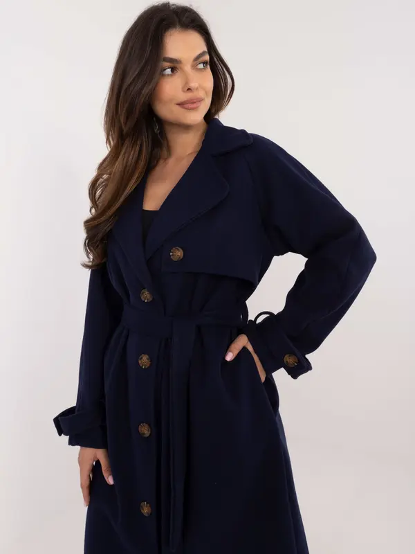 Och Bella Coat-TW-PL-BI-2209.71P-navy blue