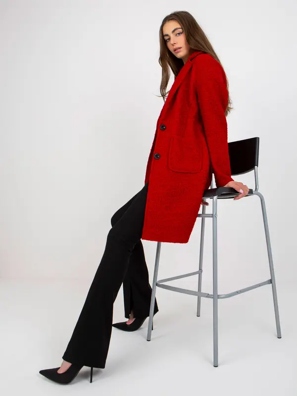 Och Bella Coat-TW-PL-BI-7372.18-dark red