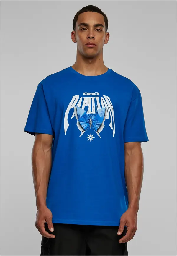 Mister Tee Cobalt blue origami t-shirt