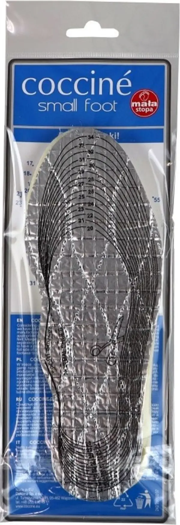 Coccine Coccine Winter Insoles For Children Thermal Insulating To Cut