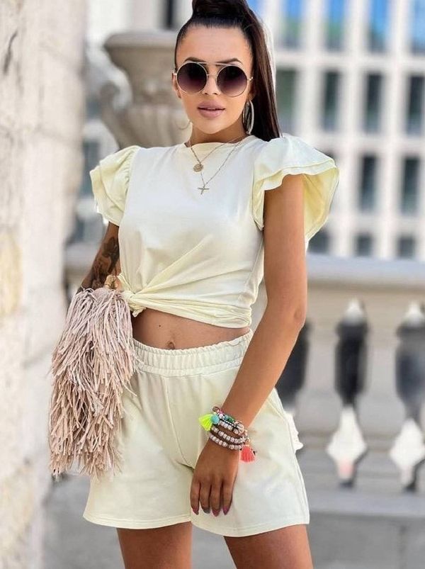 Cocomore Cocomore yellow shorts amgSDI1435.S54