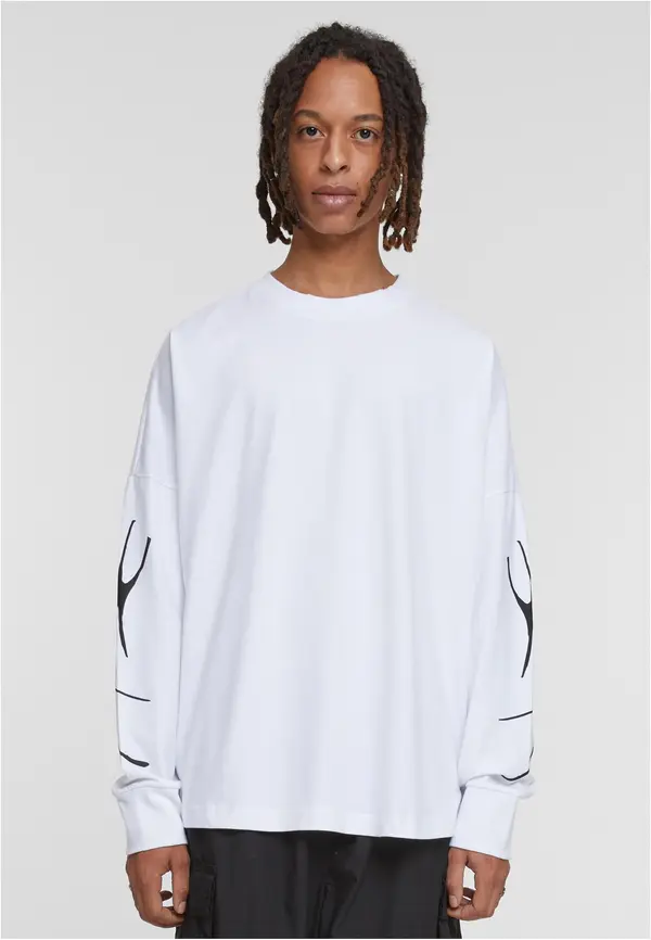 Mister Tee Collection cut on longsleeve white