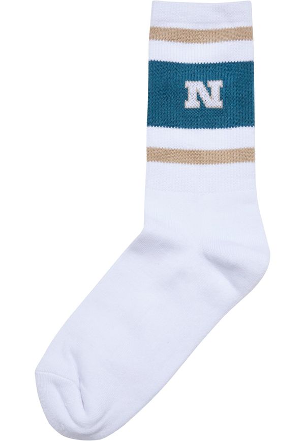 Urban Classics College Team Union Socksbeige/bottlegreen/white