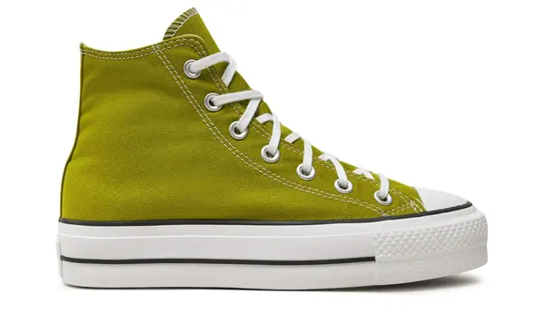 Converse Converse Chuck Taylor All Star platnene tenisice na platformi zelene boje