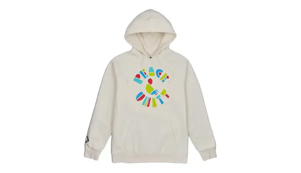 Converse Converse Peace &amp; Unity majica s kapuljačom bijela