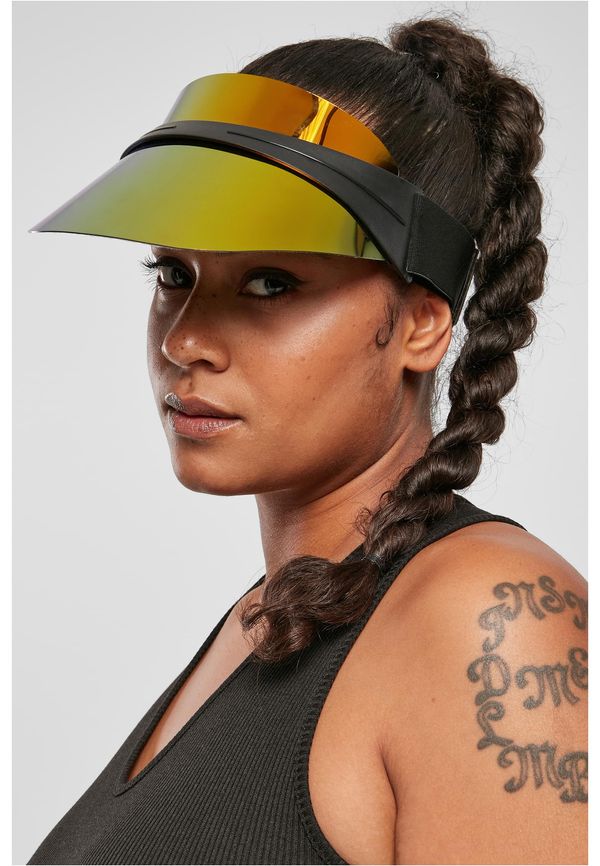 Urban Classics Cool Plastic Visor Black/Orange