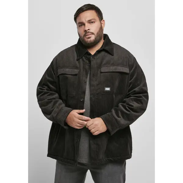 Urban Classics Corduroy jacket black