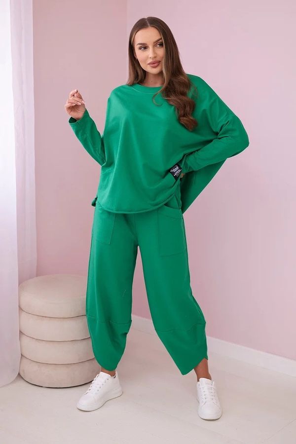 Kesi Cotton tracksuit green