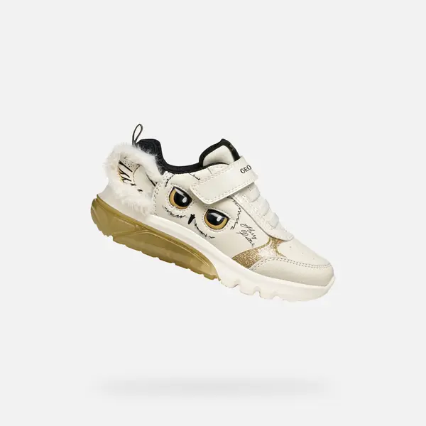 GEOX Cream Girls Sneakers Geox Ciberdron Harry Potter - Girls