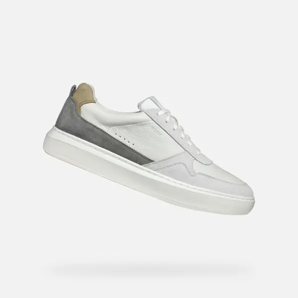GEOX Cream men's sneakers Geox Deiven - Men's