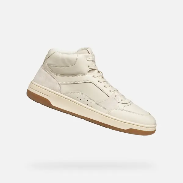GEOX Cream men's sneakers Geox Sedral Court - Men's